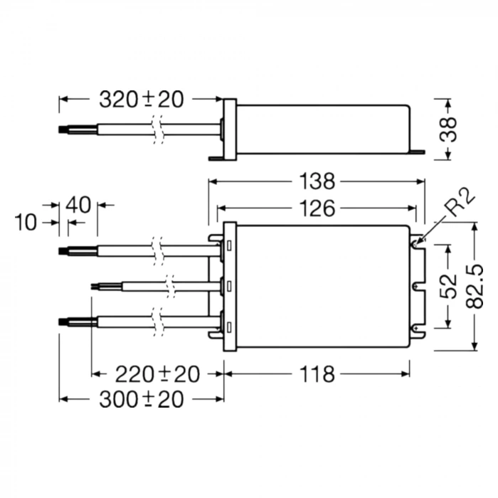 20W OSRAM ICUTRONIC IT DALI P7 LED Driver | IP67 | DALI-2 / 0-10V / PWM | 120–240V | 350–1050mA