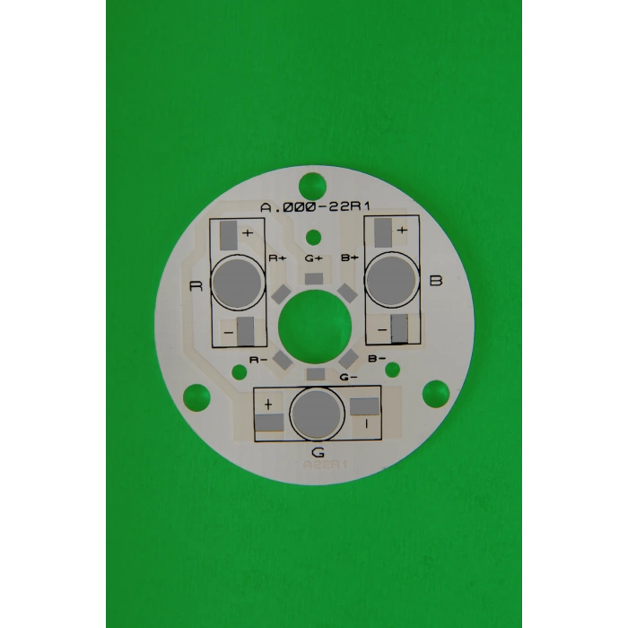 3 LED EMITTER RGB ALUMINYUM PCB A.000-22R1