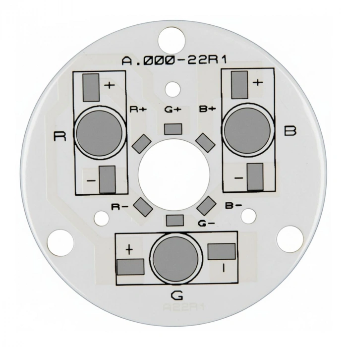 3 LED EMITTER RGB ALUMINYUM PCB A.000-22R1