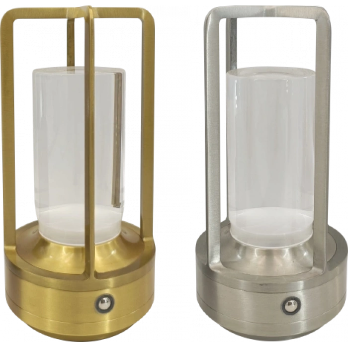 Visium 3 Renk Dokunmatik Şarjlı LED Masa Lambası - Akrilik Tasarım