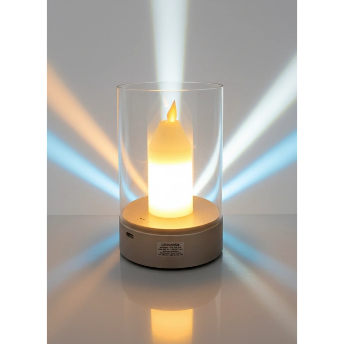 Felis Üç Renk Şarj Edilebilir Akşam Lambası