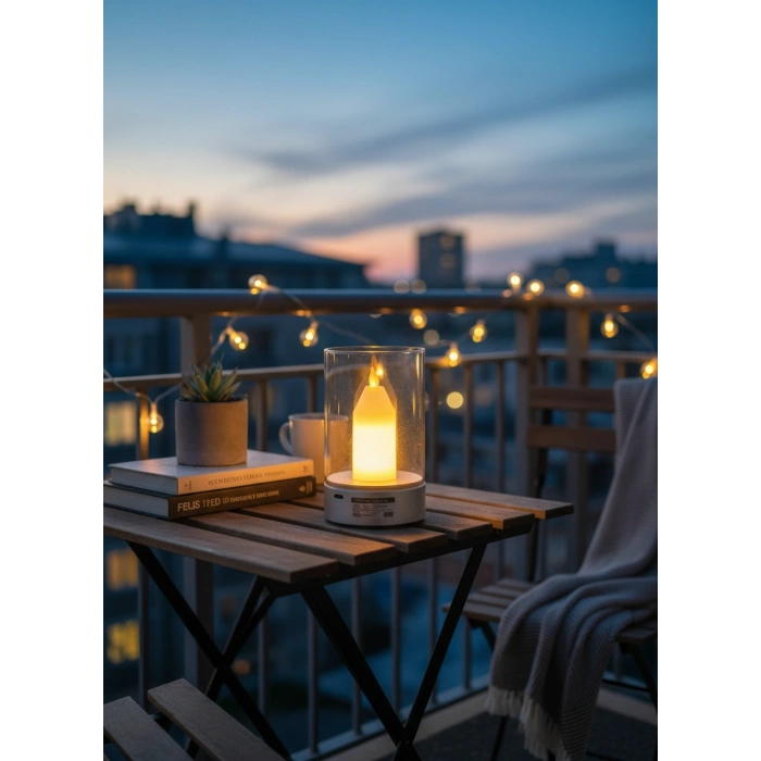 Felis Üç Renk Şarj Edilebilir Akşam Lambası