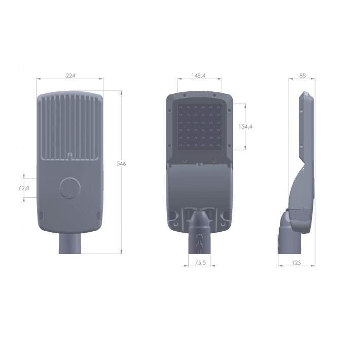 30 - 100 WATT HAREKETLI SOKAK LAMBASI