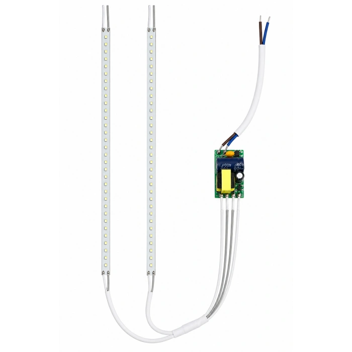 35W 6500K 180 LED Alüminyum PCB Modül Seti | 2 Modül + IP20 Sürücü | Bant ve Etanj Armatür Uyumlu