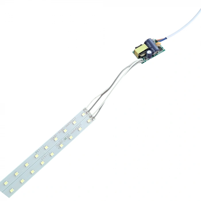 35W 6500K 180 LED Alüminyum PCB Modül Seti | 2 Modül + IP20 Sürücü | Bant ve Etanj Armatür Uyumlu