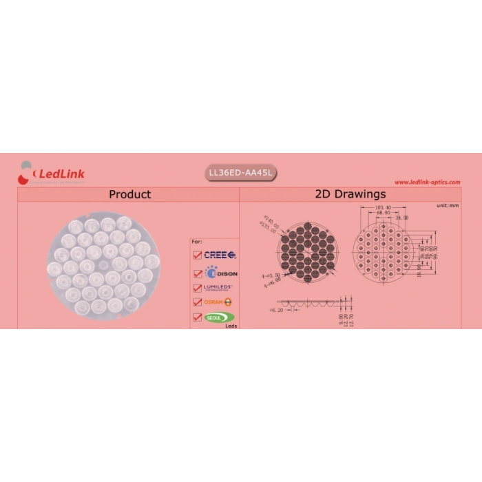 36 LED 45 DERECE LEDLINK