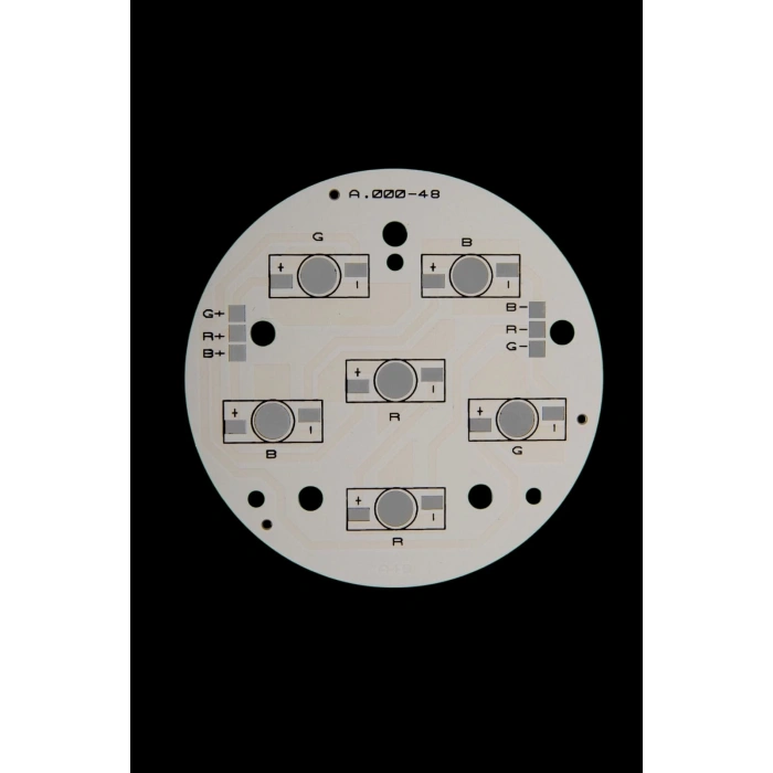 6 LED EMITTER RGB ALUMINYUM PCB A.000-48