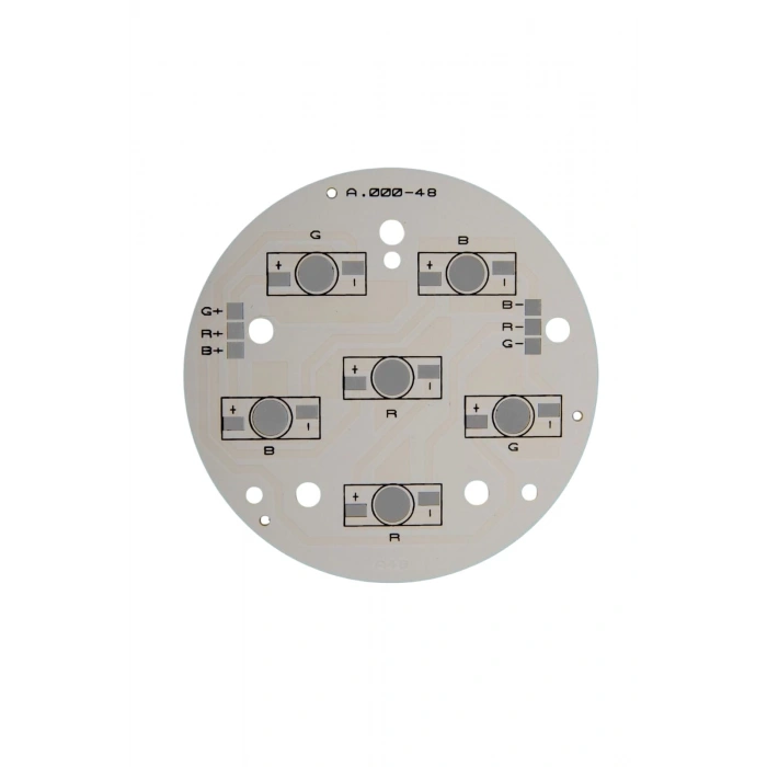 6 LED EMITTER RGB ALUMINYUM PCB A.000-48