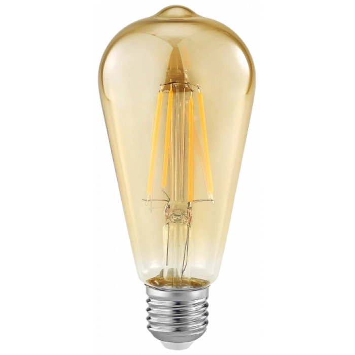 HELIOS HS 2088 6W Rustik LED Ampul Armut Amber