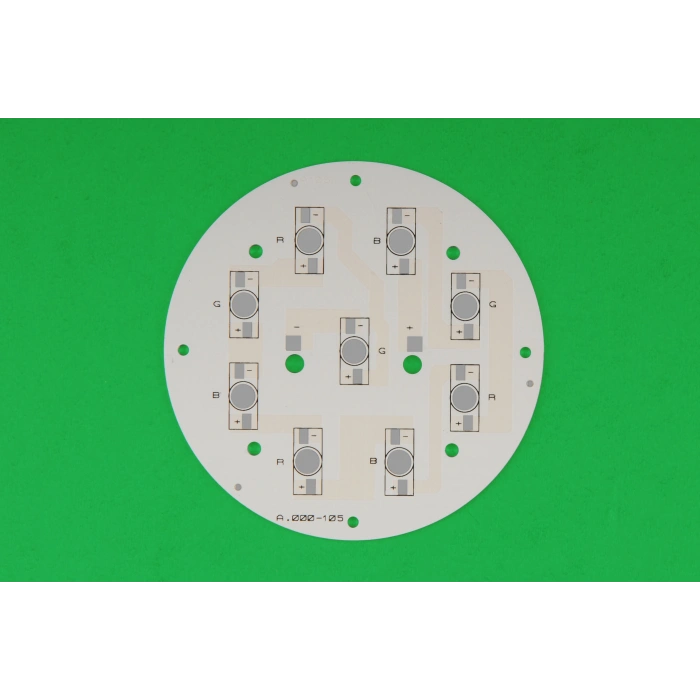 9 LED EMITTER TEK RENK ALUMINYUM PCB A.000-105