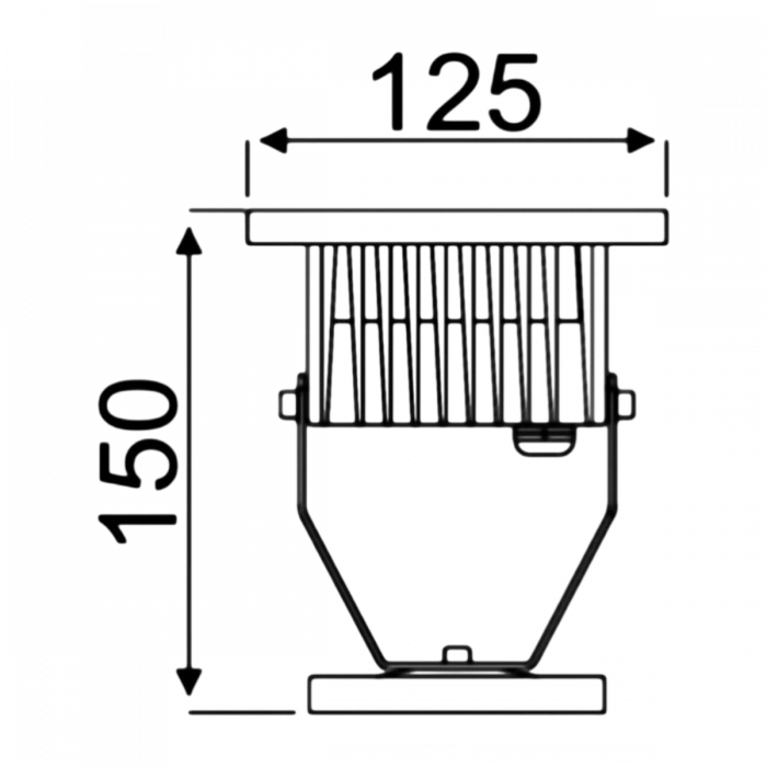 9W IP65 LED Bahçe Spot Armatür | LM OGL 09