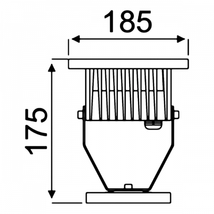 18W IP65 LED Bahçe Spot Armatür | LM OGL 18
