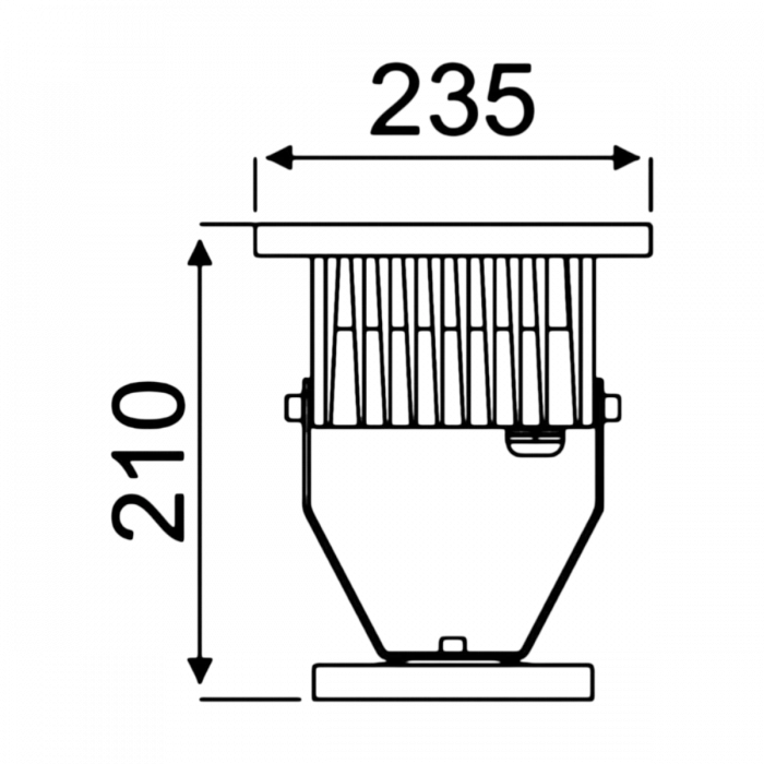 24W IP65 LED Bahçe Spot Armatür | LM OGL 24