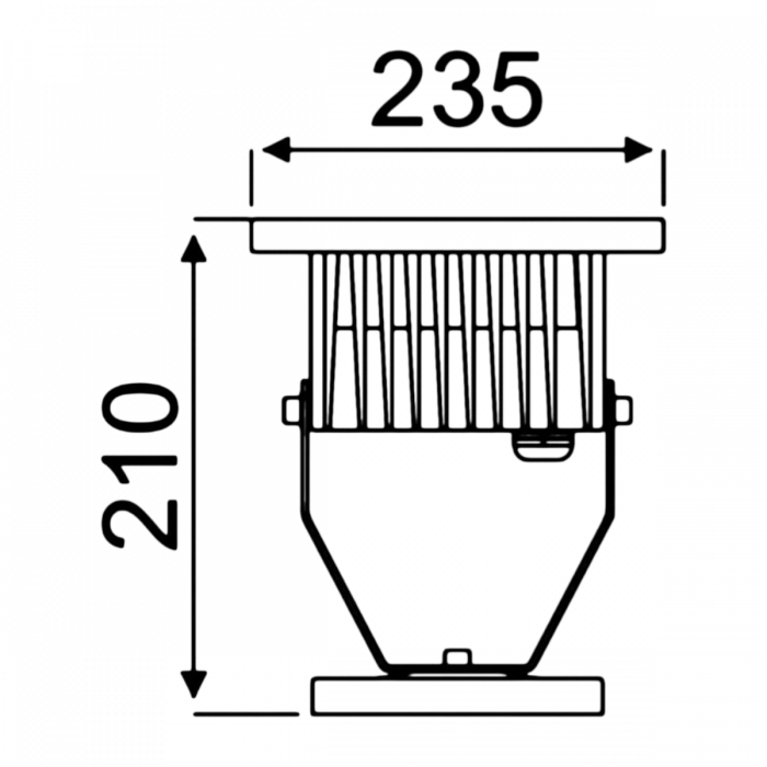 36W IP65 LED Bahçe Spot Armatür | LM OGL 36