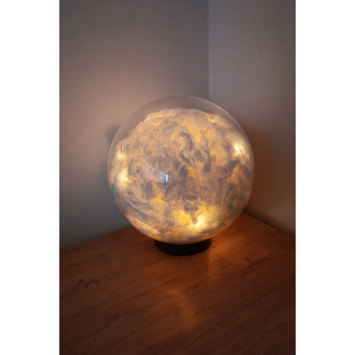 Cloud El Yapımı Cam & Fiber Masa Lambası