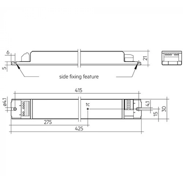 Tridonic 48V Dimmable Constant Voltage LED Driver one4all – lumDATA – IP20