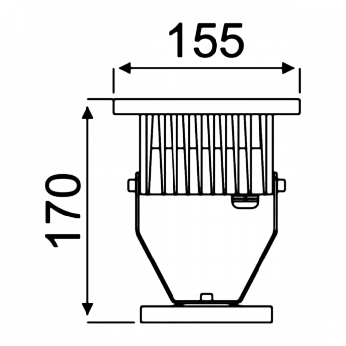 18W IP65 Premium LED Bahçe Spot Armatür | LM GLOX 18 PRO
