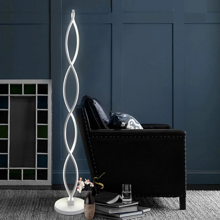 Wavira LED Lambader | 59W 4752LM Modern Çift Dalga Açık Tasarım