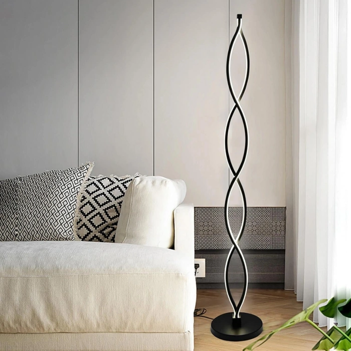 Wavira LED Lambader | 59W 4752LM Modern Çift Dalga Açık Tasarım