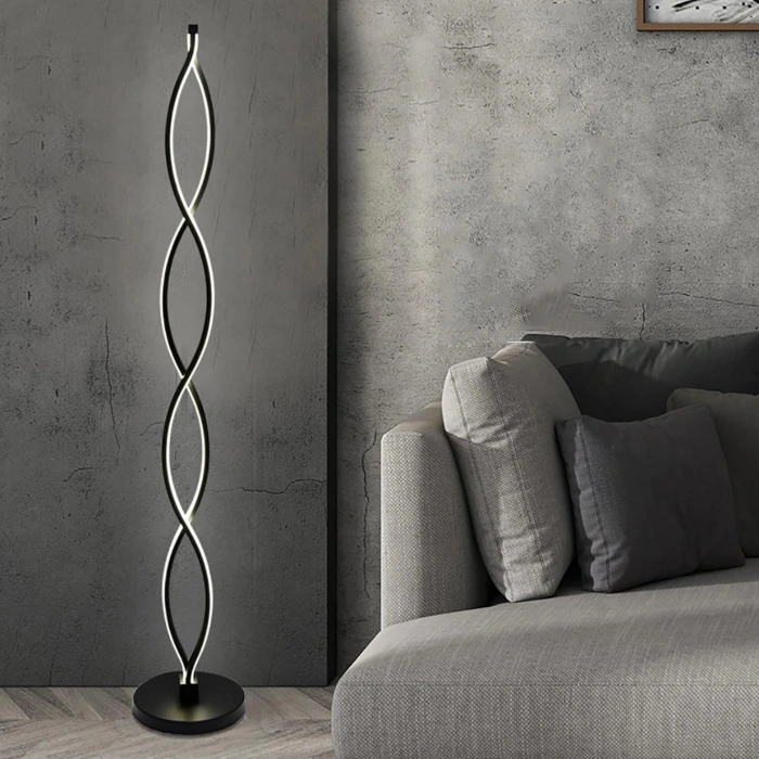 Wavira LED Lambader | 59W 4752LM Modern Çift Dalga Açık Tasarım