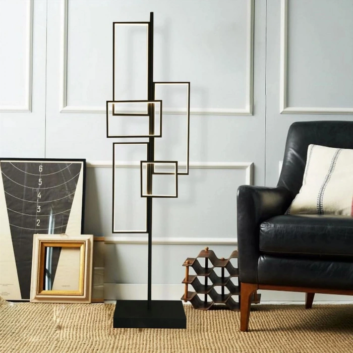 Rando LED Lambader | 100W 8000LM Modern 5 Rastgele Dikdörtgen Tasarım