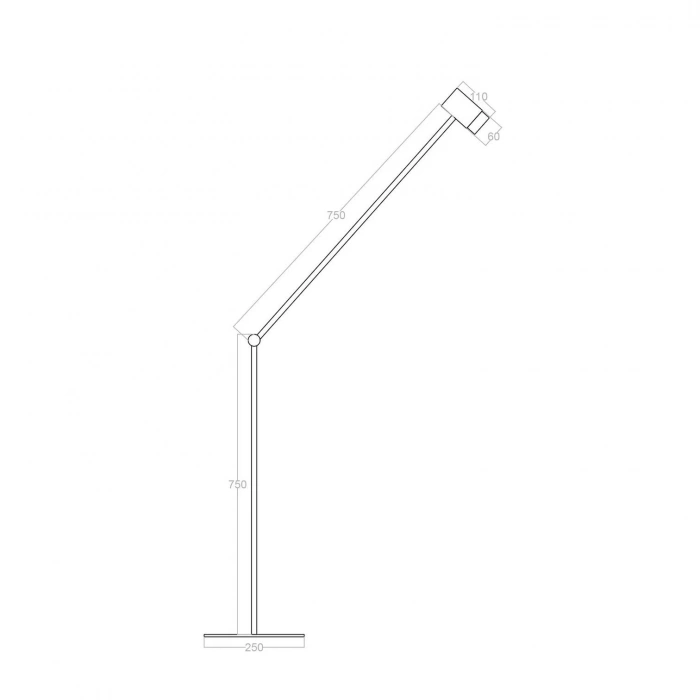 Bendia LED Lambader | 5W 400LM Modern Ayarlanabilir Bükümlü Tasarım