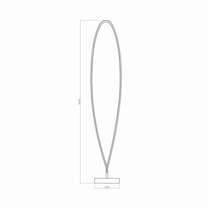 Drovia LED Lambader | 59W 4752LM Modern Damla Form Tasarım