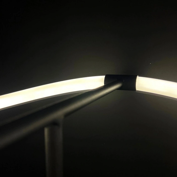 Elipsera LED Lambader | 22W 1792LM Modern Elips Tasarım, Üstü Kavisli