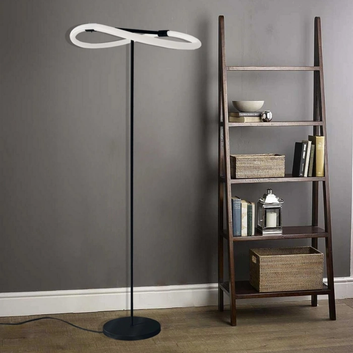 Elipsera LED Lambader | 22W 1792LM Modern Elips Tasarım, Üstü Kavisli