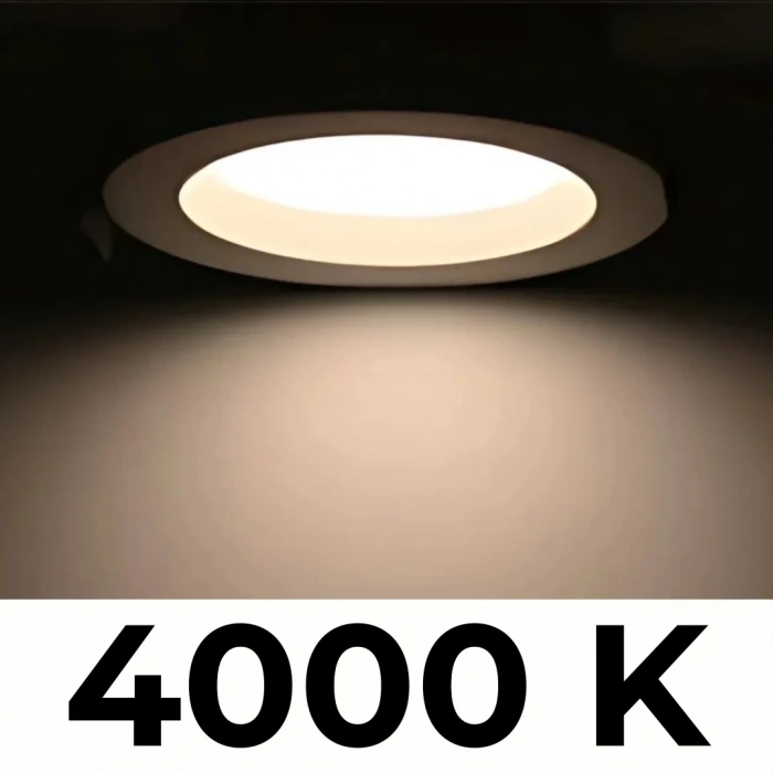 Elipsera LED Lambader | 22W 1792LM Modern Elips Tasarım, Üstü Kavisli