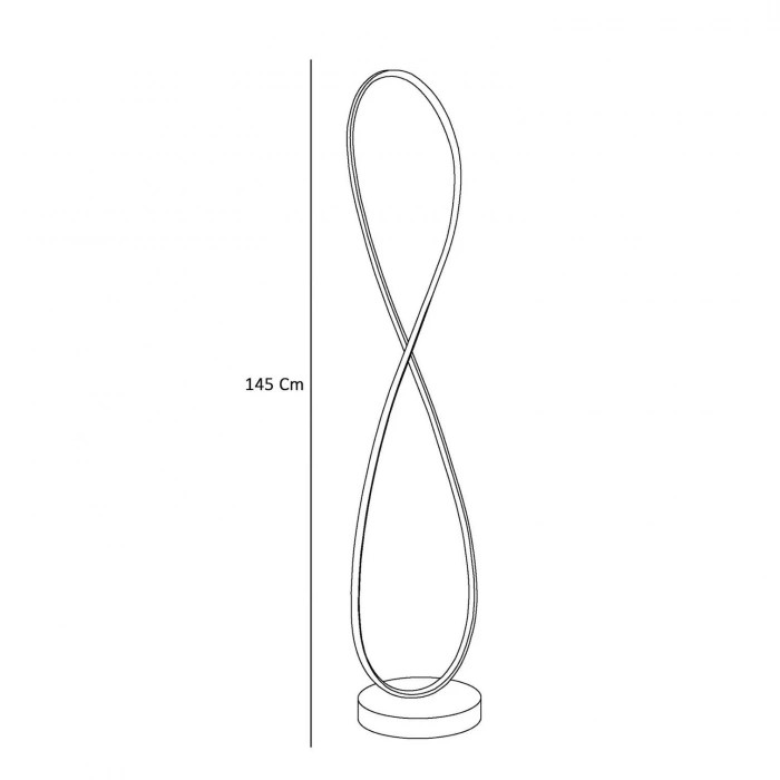 İnfibra LED Lambader | 58W 4608LM Modern Zarif Tasarım