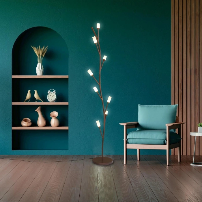 Frutelia LED Lambader | 16W 1280LM Modern Çiçek Form Tasarım