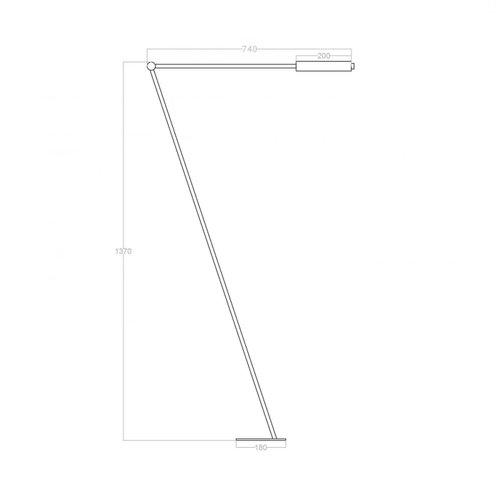 Recto LED Lambader | 14W 1152LM Dikdörtgen Taban ve Oynar Başlık