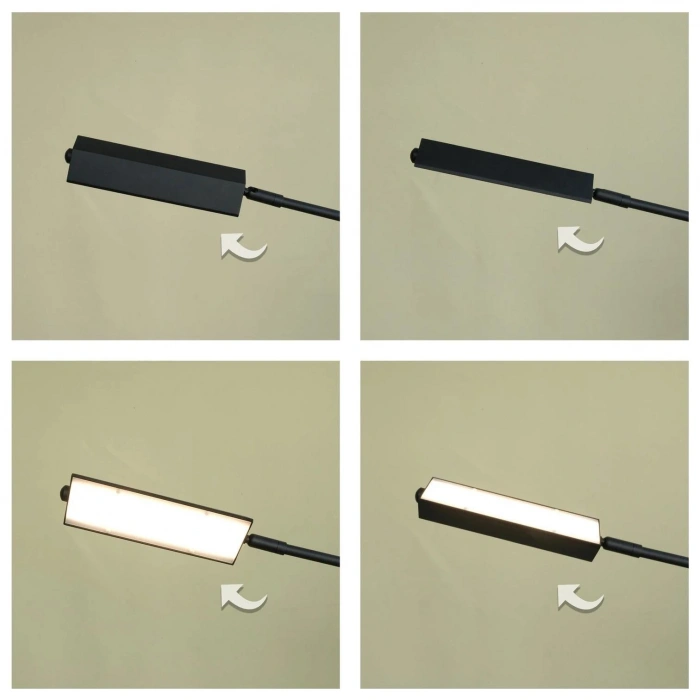 Recto LED Lambader | 14W 1152LM Dikdörtgen Taban ve Oynar Başlık