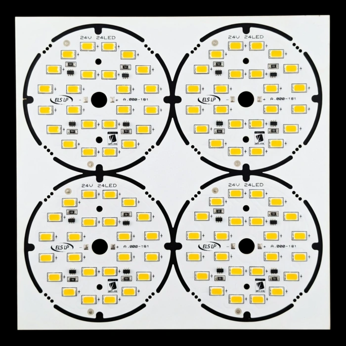 Akım Korumalı 5630 LED Modül 24 LED 10W 24V Ø64mm | Semileds MDA000-181