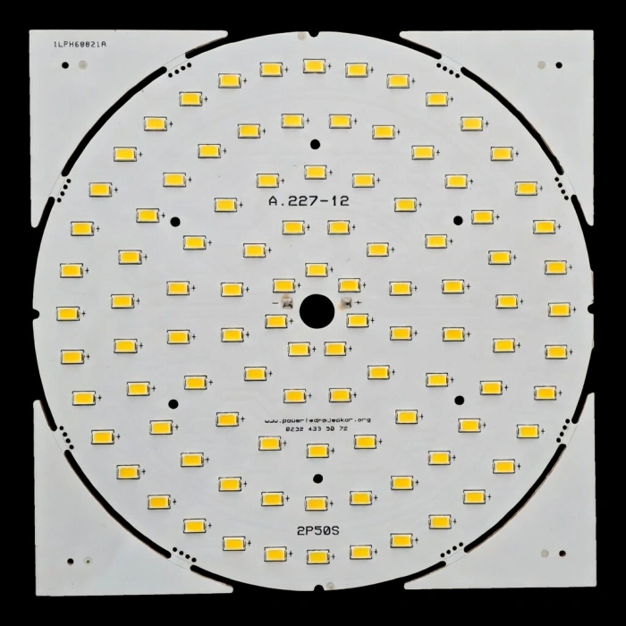 Sabit Akım 5730 LED Modül 100 LED 50S2P Ø160mm 150V 250mA | Hongli MDA227-12