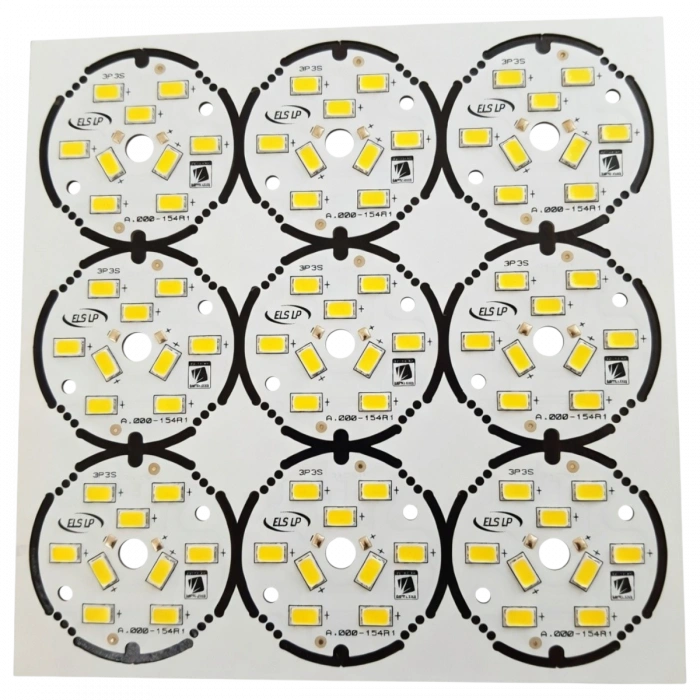 Sabit Akım 5630 LED Modül 9 LED 9V 350mA/500mA Ø44mm | Semileds MDA000-154