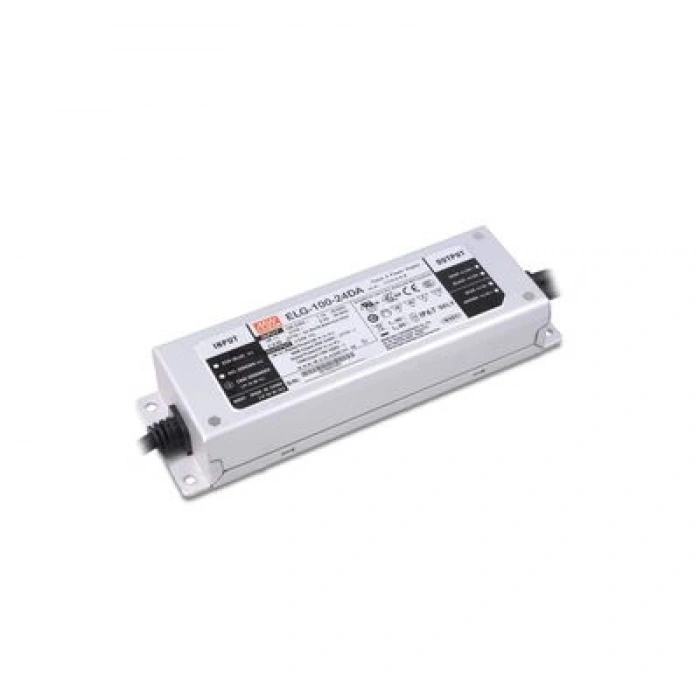 Meanwell ELG-100-24DA 24V 100W IP67 DALI LED Driver | 4A Dış Mekan Dimlenebilir Sürücü