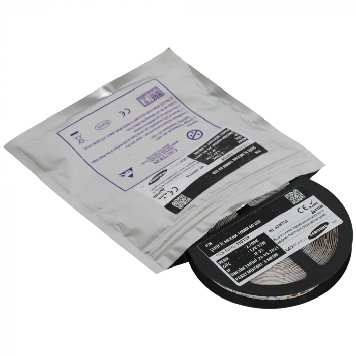 Premium Samsung 2835 10mm PCB 35/35µm 12V 60 LED/m Dış Mekan IP65 Şerit LED
