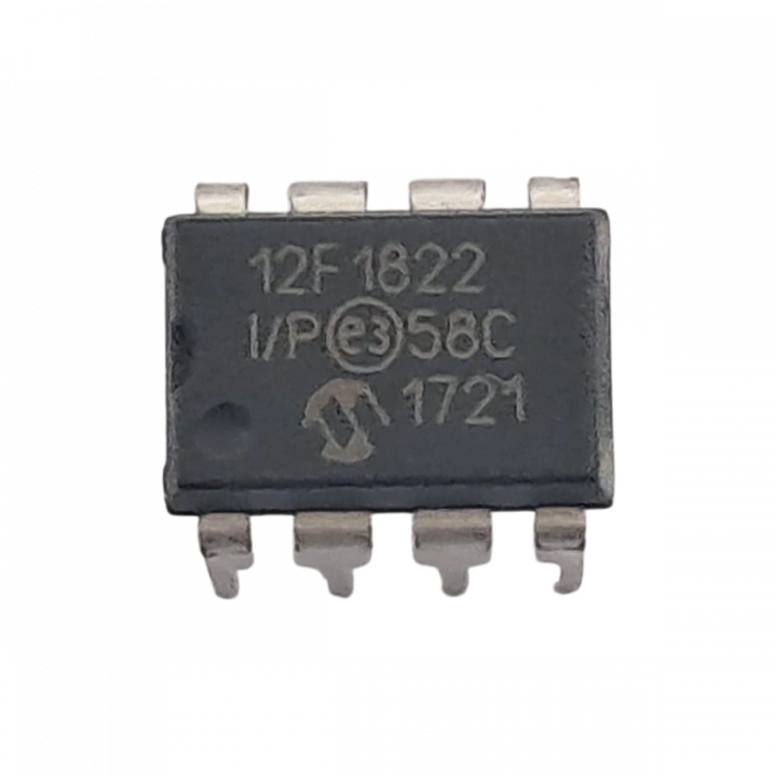 PIC12F1822-I/P Mikrodenetleyici 8 Pin 32MHz 8-bit DIP Paket Endüstriyel Tip MCU