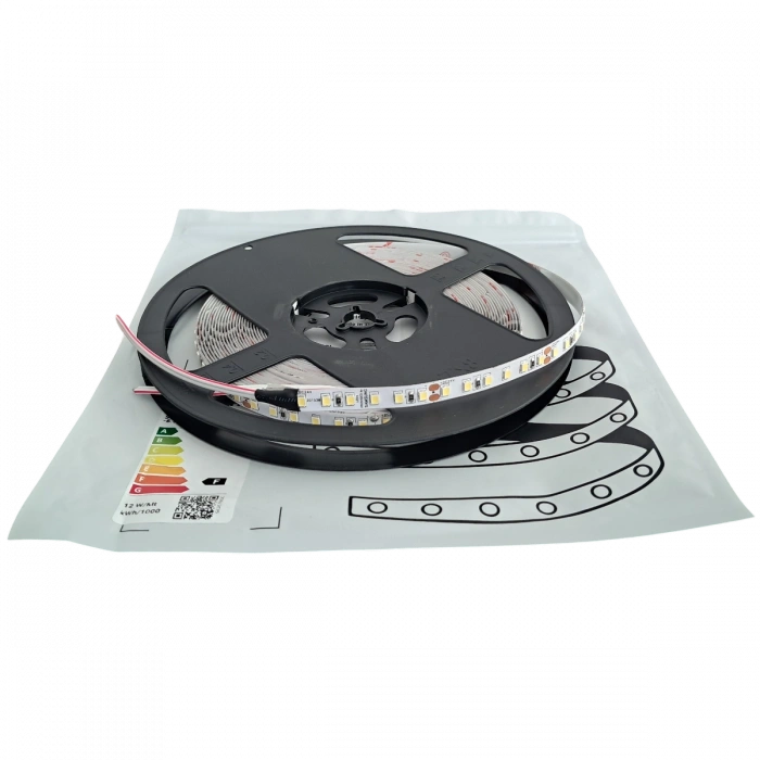 Eko Seri Samsung 2835 24V 120 LED/m Ekonomik PCB İç Mekan IP20 Şerit LED 10m Rulo