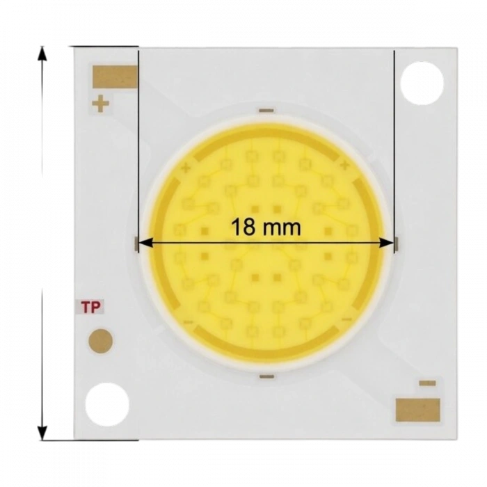 C1919-015-1003 COB LED 15W 5700K 31V 0.45A Ra70 SemiLEDs Bakır Tabanlı