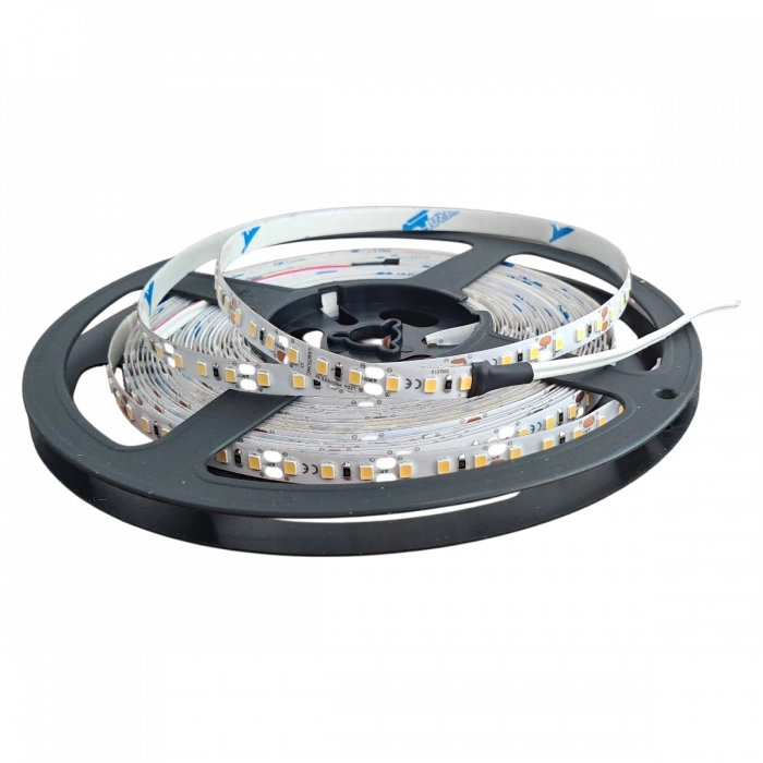 Premium Seri Samsung 2835 8mm PCB 35/35µm 12V 120 LED/m IP65 Nano Hybrid Şerit LED 10 Metre