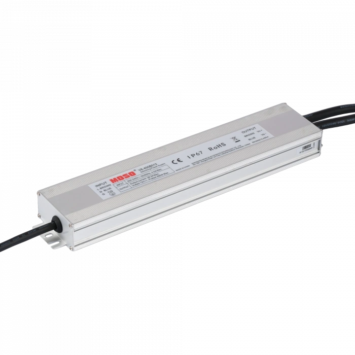 MOSO V8-400B012 350W LED Driver | IP67 12V 29.2A Sabit Voltaj Dış Mekan Metal Kasa SMPS Güç Kaynağı