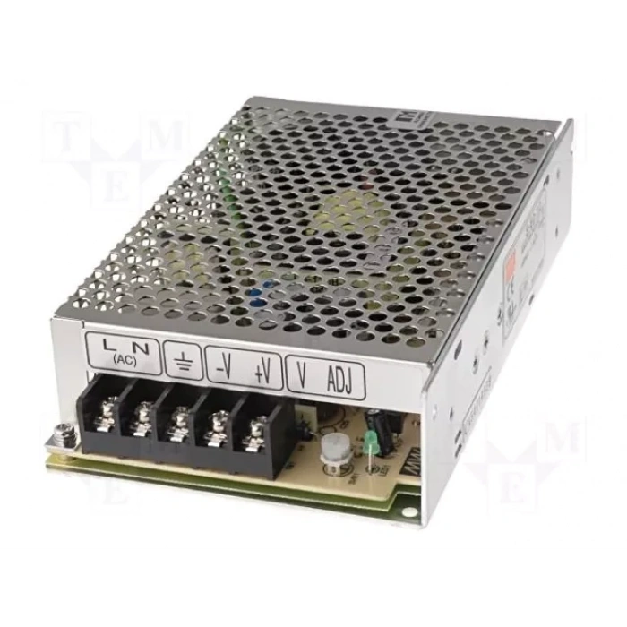 Mean Well S60-12 60W SMPS Güç Kaynağı | 12V 5A Delikli Kasa Metal Güç Kaynağı