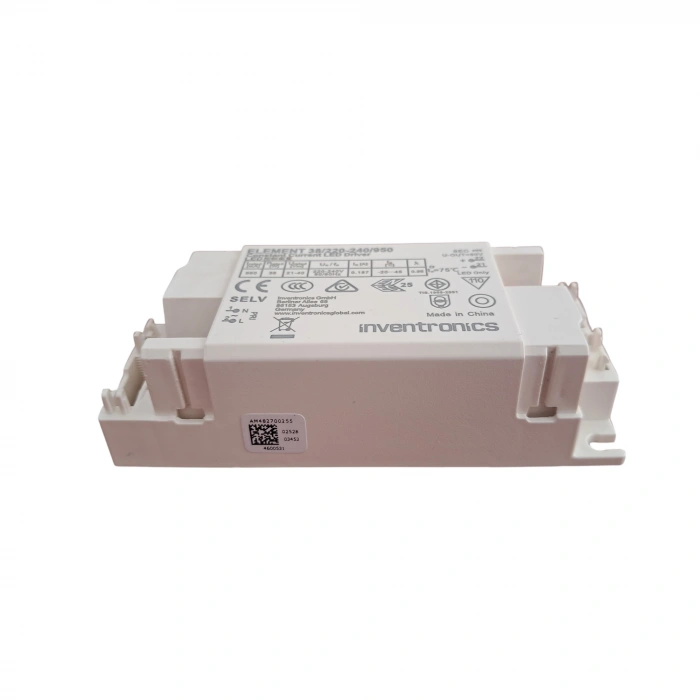 Inventronics ELEMENT 38/220-240/950 950mA Sabit Akım LED Driver | 38W 220-240V IP20 LED Sürücü