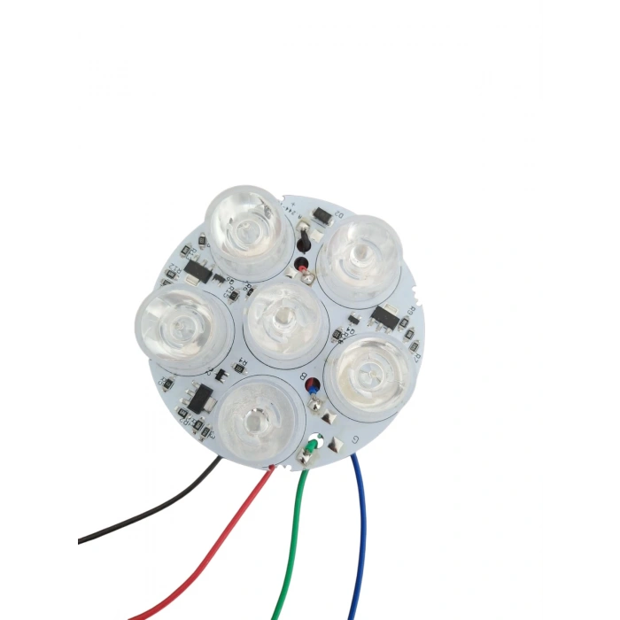 6LI P2 YUVARLAK RGB 12V MDA.244-10