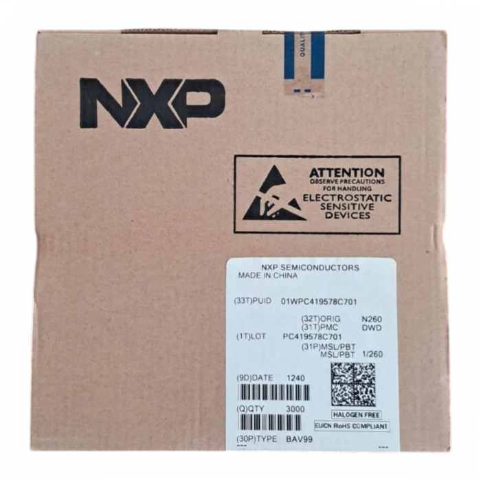BAV99 SOT-23 Anahtarlama Diyotu (NXP & Semtech)