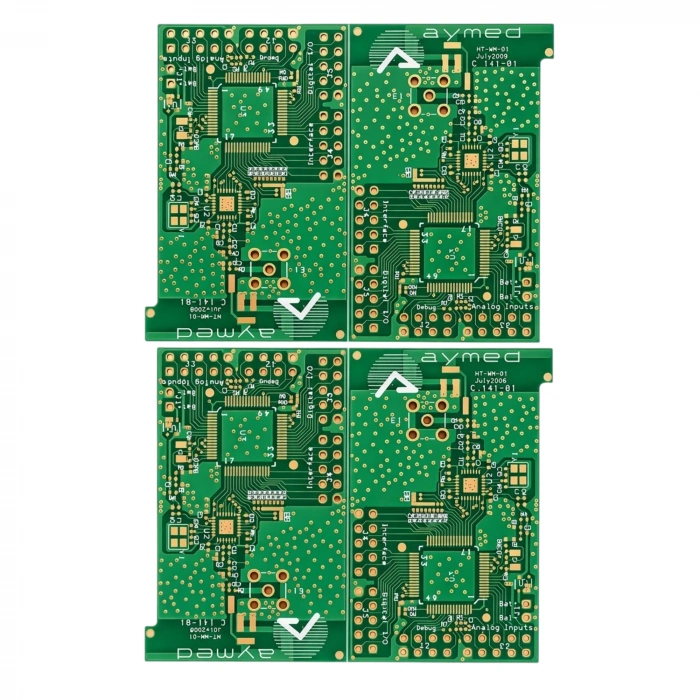 Çift Yüzlü FR-4 PCB | 2 Layer | 0,6–2,0 mm Özel Ölçü PCB Üretimi