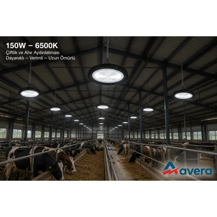 Fora UFO Highbay LED Armatür | 160 lm/W IP66 Endüstriyel Fabrika & Depo LED Aydınlatma
